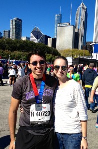 Bryan and I after the finish line